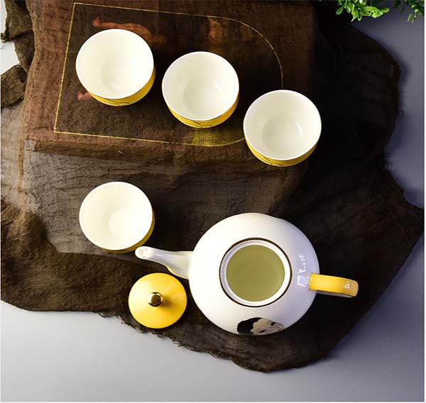 手绘骨瓷茶具 大容量茶壶茶具套装