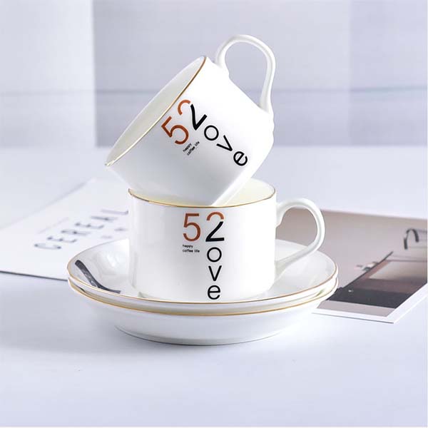 欧式骨瓷咖啡杯碟套装英式下午茶杯